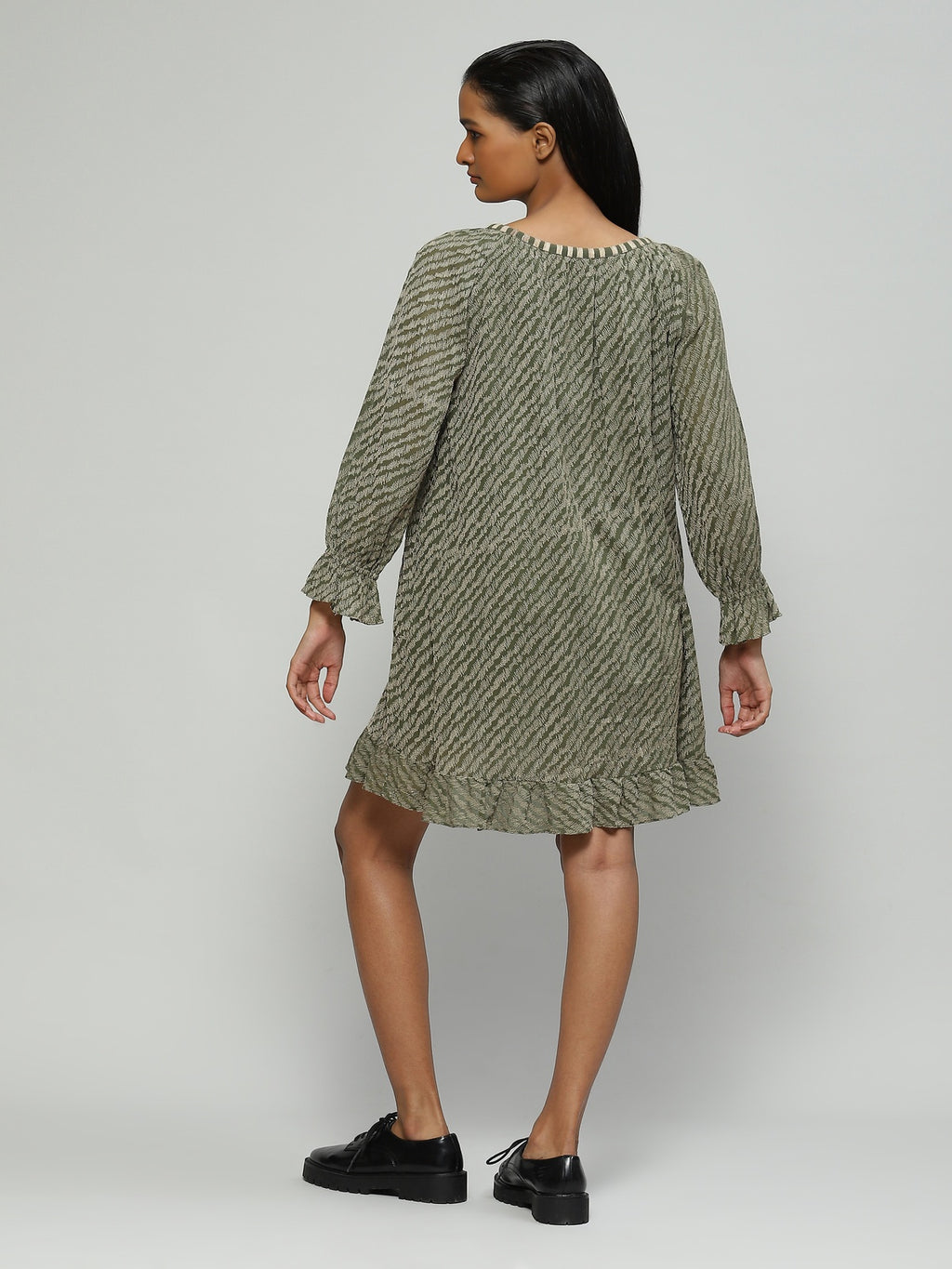 Embroidered Seagrass Dress