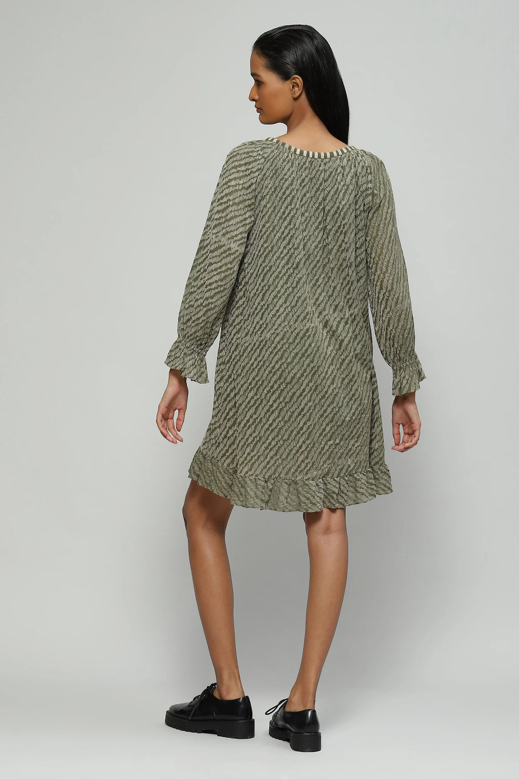 Embroidered Seagrass Dress