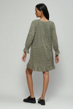 Embroidered Seagrass Dress