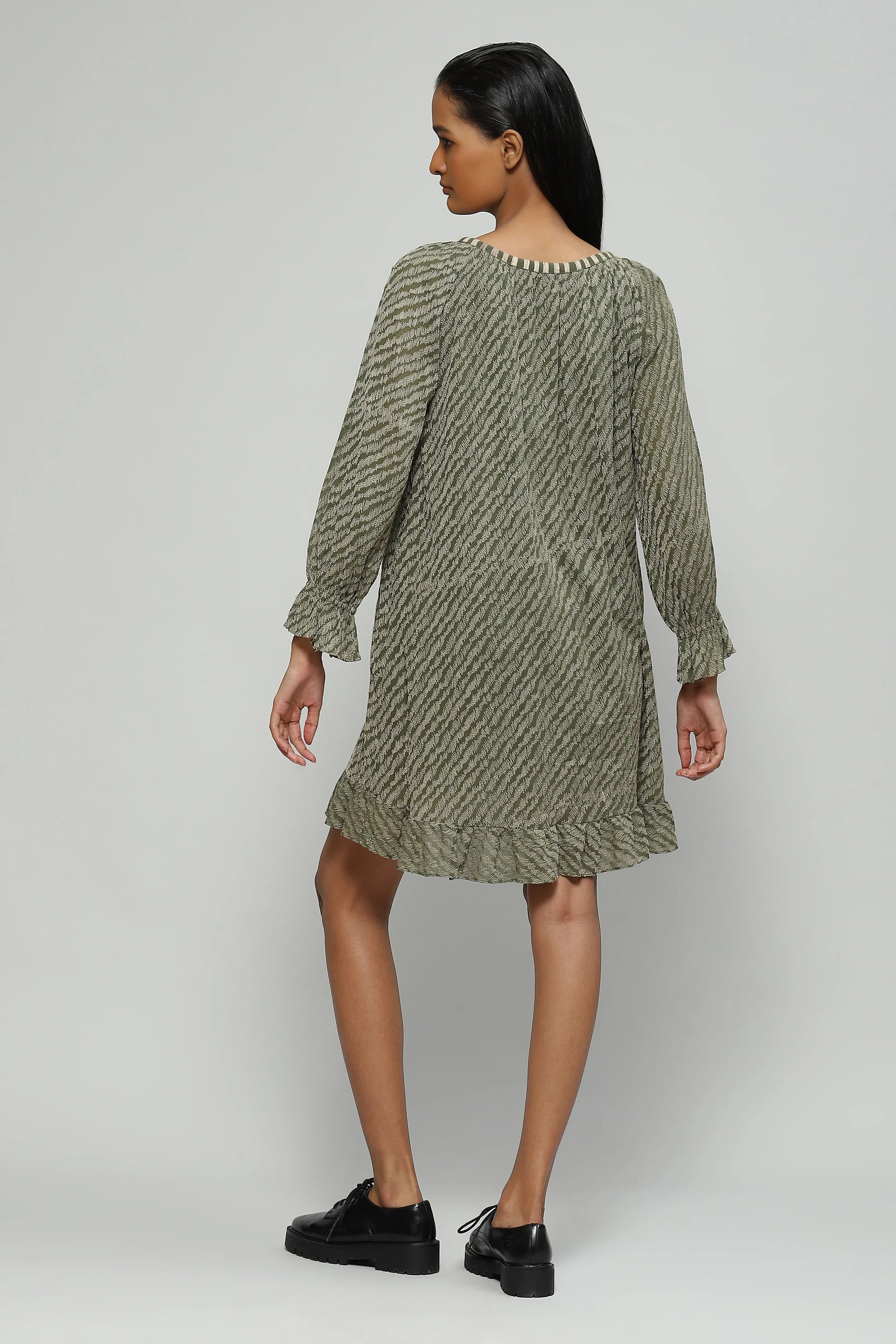 Embroidered Seagrass Dress