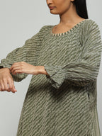 Embroidered Seagrass Dress