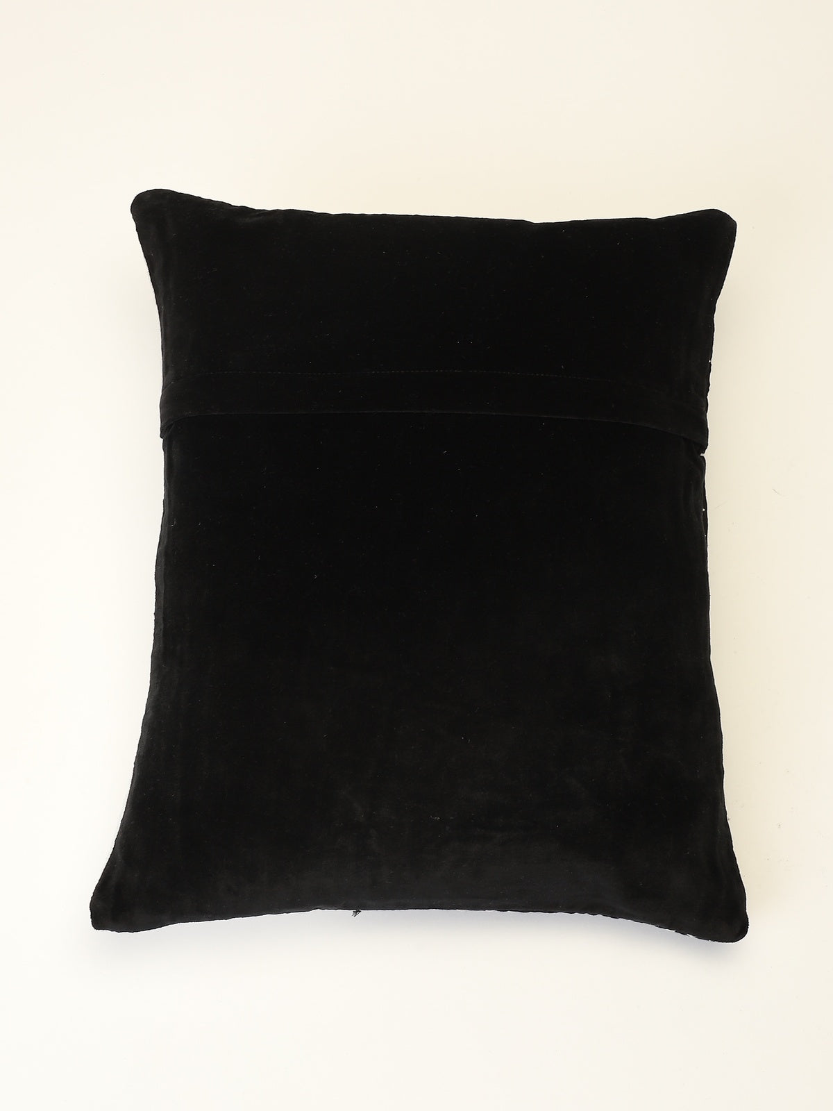 Kantha Stitch Patched Cushion Cover