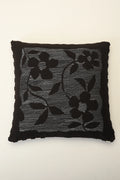 Floral Scribble Embroidery Cushion Cover