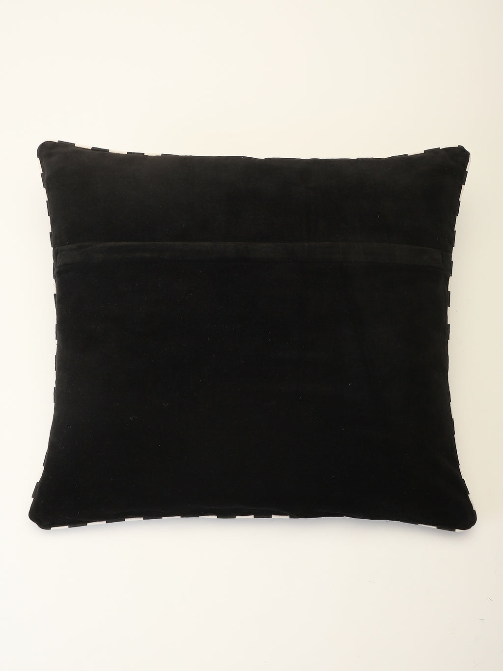 Floral Scribble Embroidery Cushion Cover