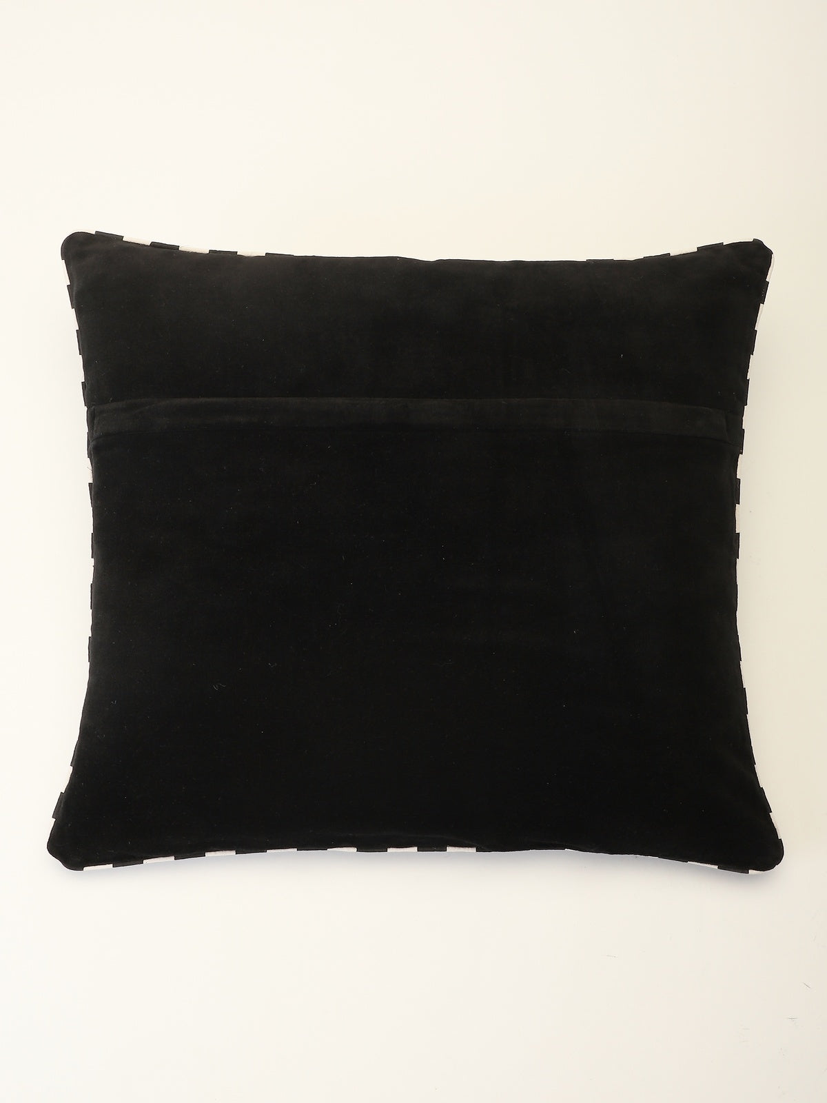 Floral Scribble Embroidery Cushion Cover