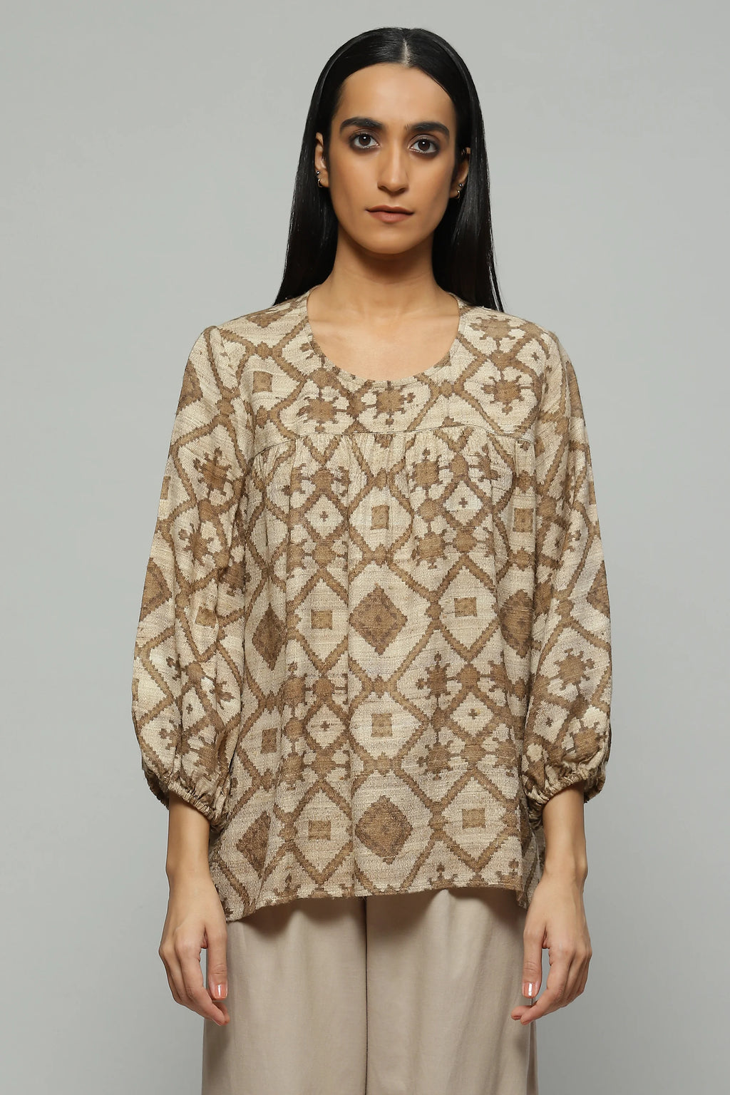 Printed Patola Top