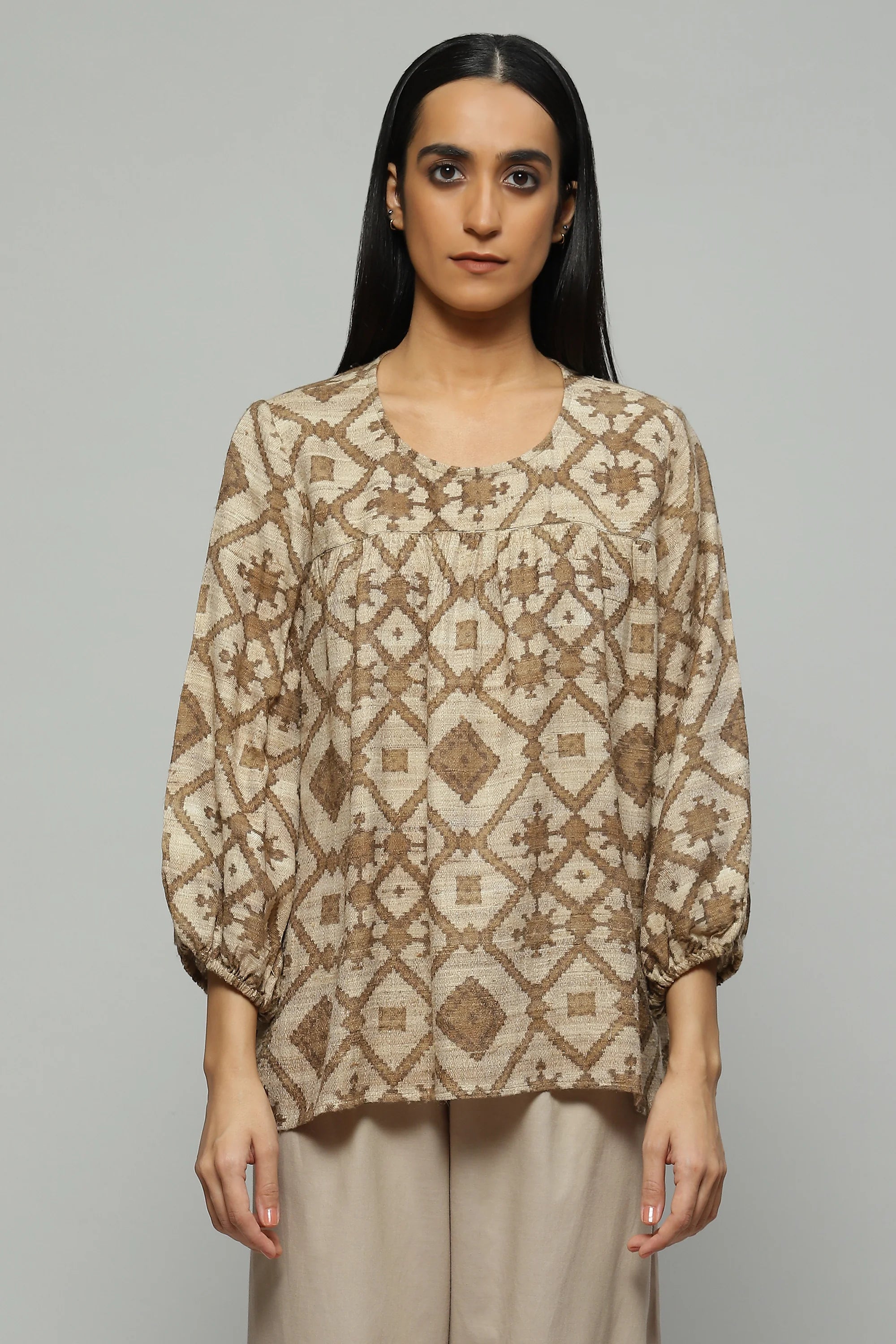 Printed Patola Top
