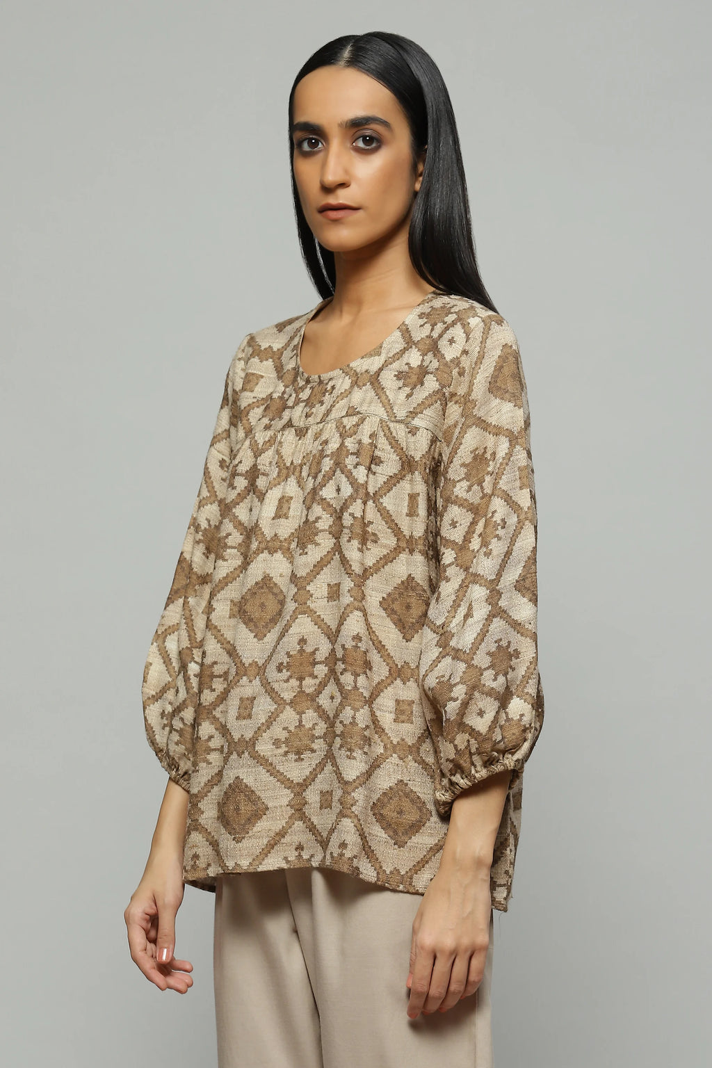 Printed Patola Top