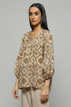Printed Patola Top