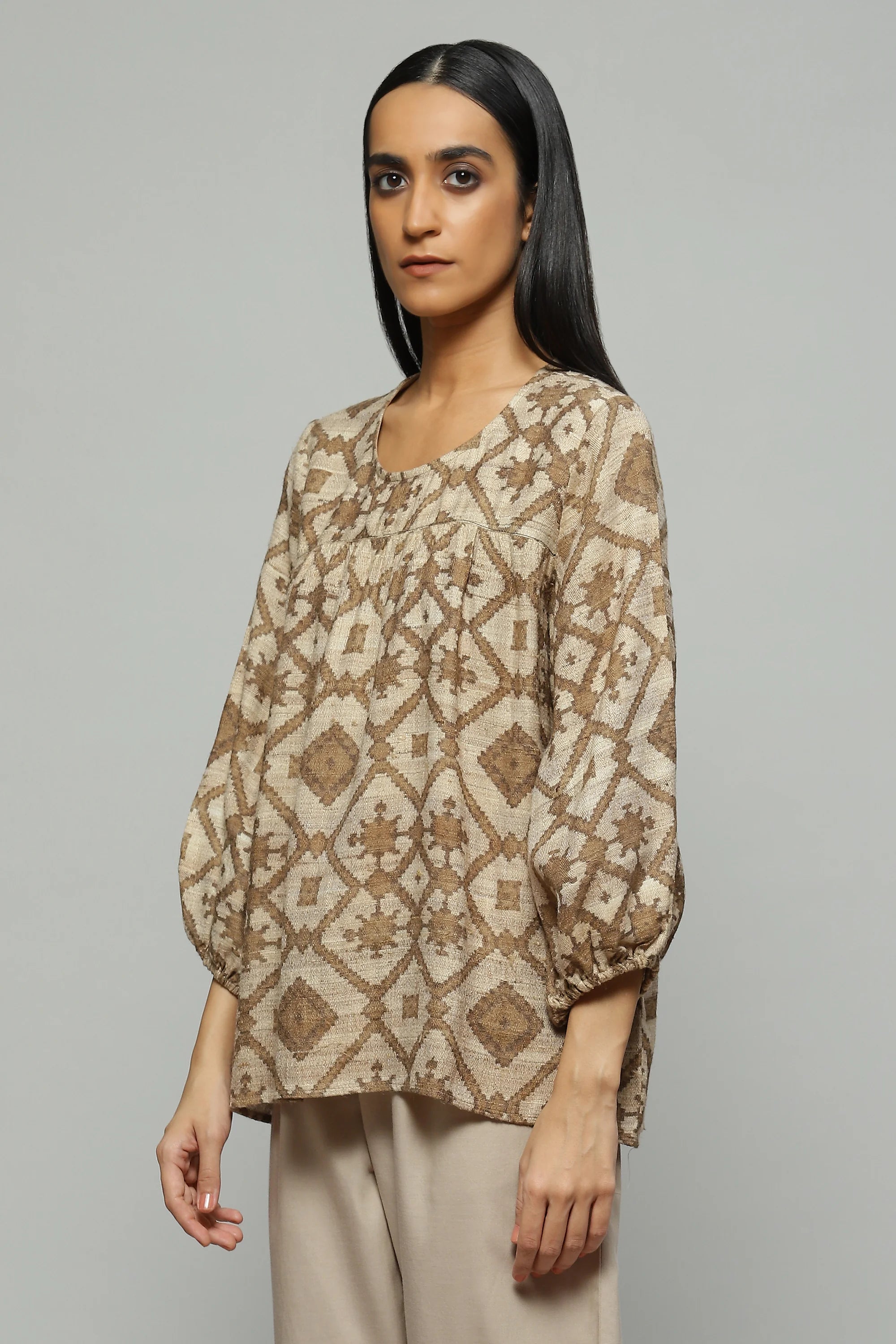 Printed Patola Top