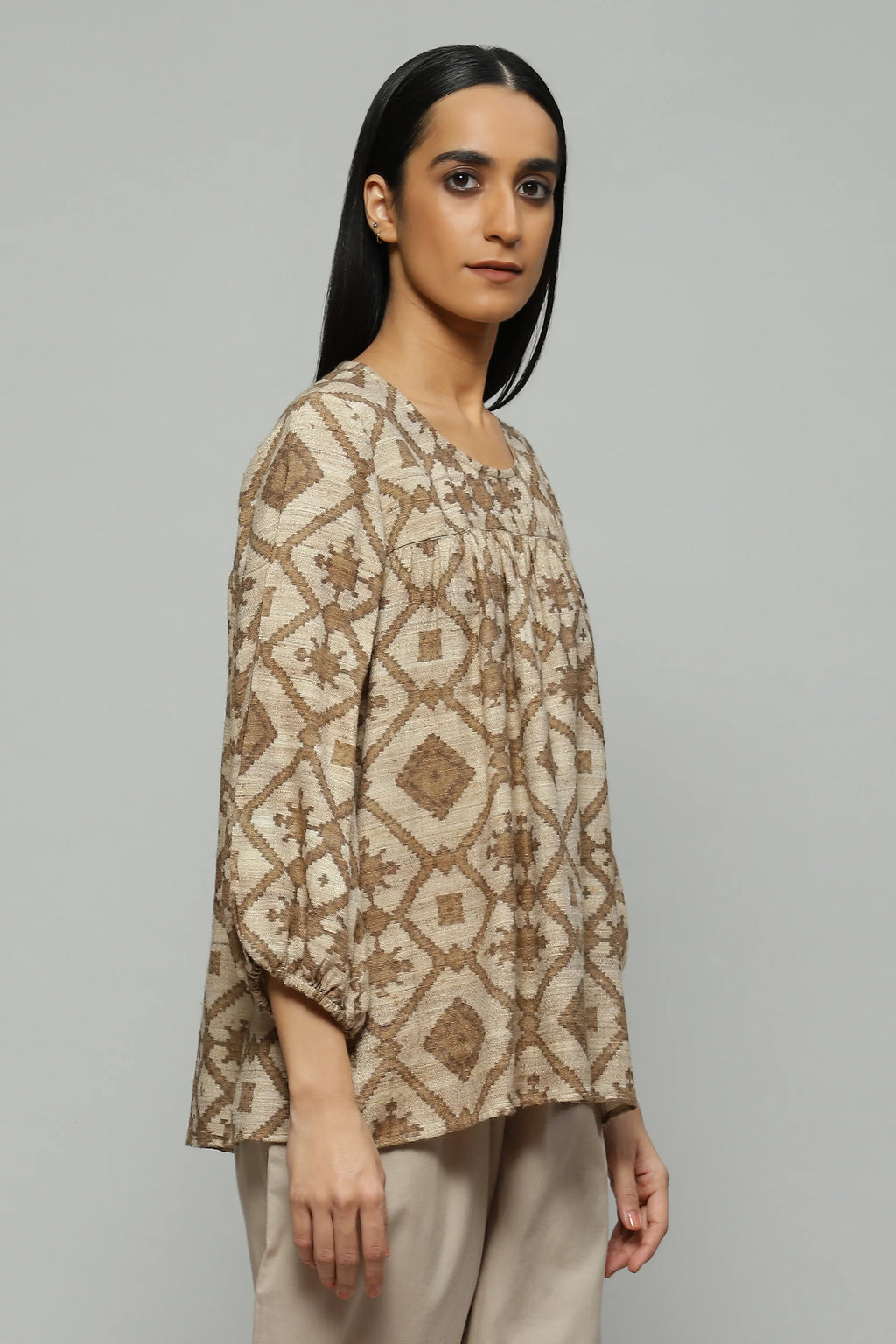 Printed Patola Top