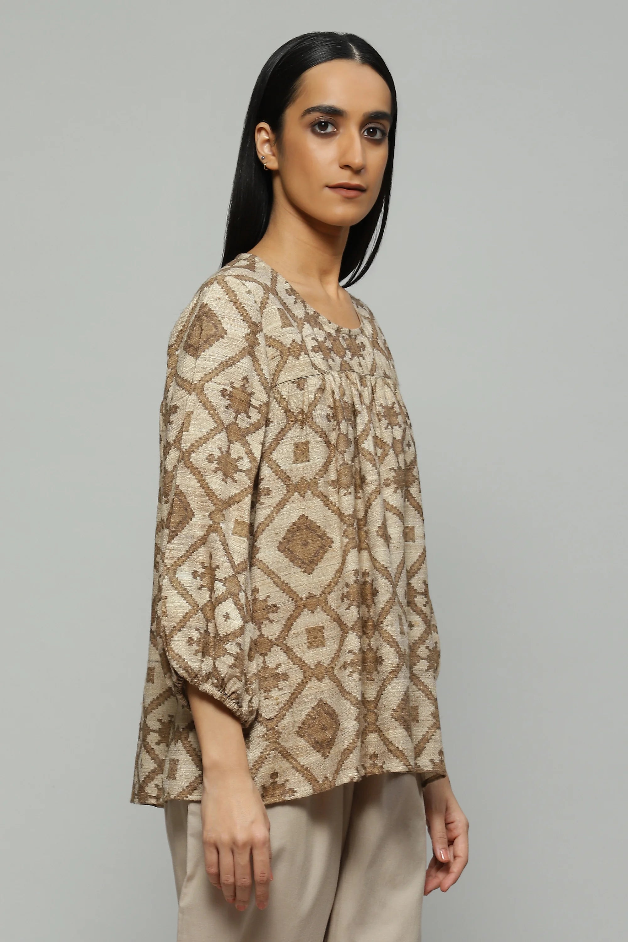 Printed Patola Top
