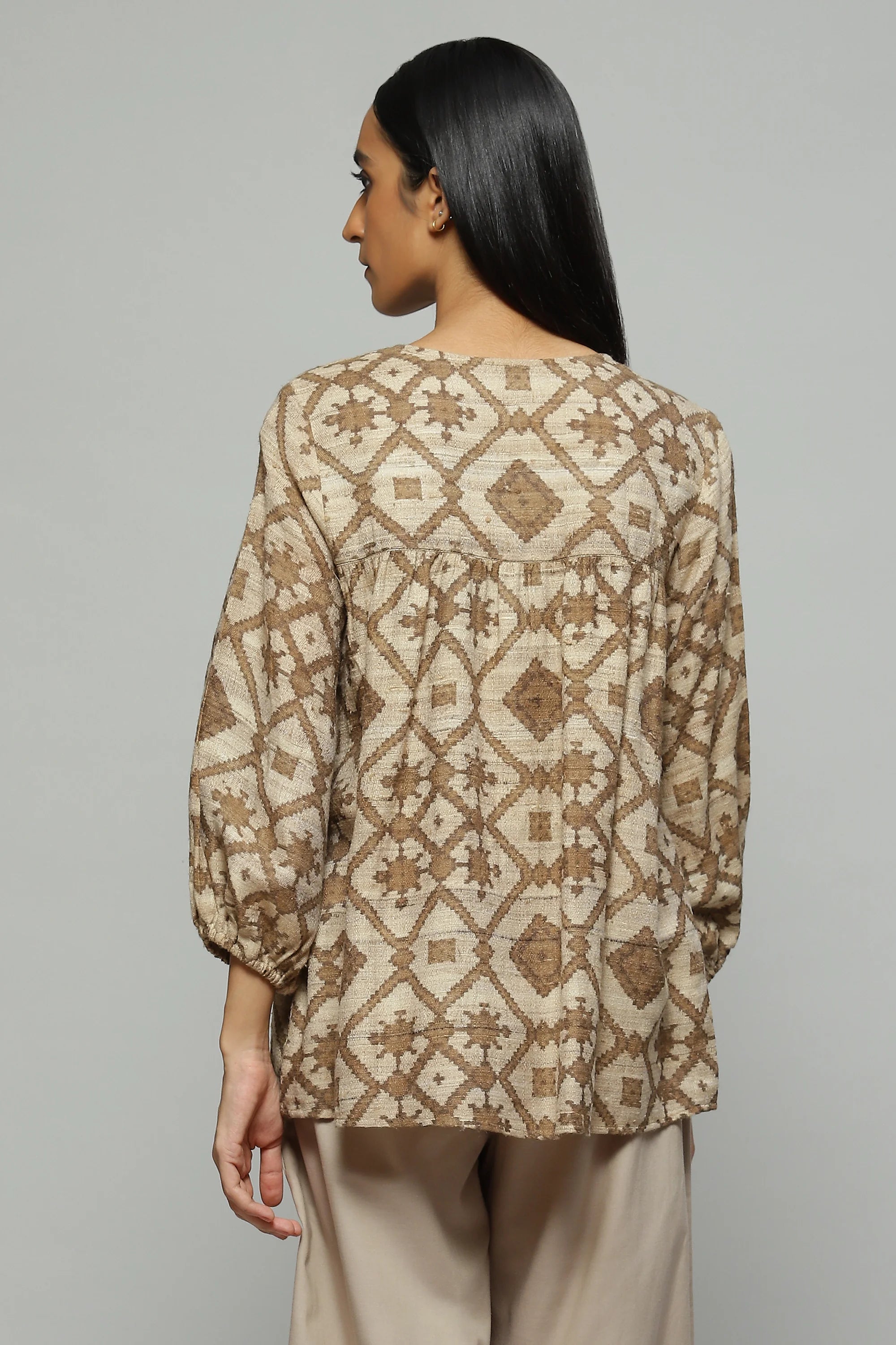 Printed Patola Top
