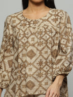Printed Patola Top