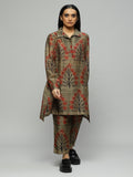 Printed Silk Cotton Coordinate Set