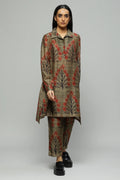 Printed Silk Cotton Coordinate Set