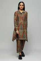 Printed Silk Cotton Coordinate Set