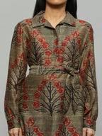Printed Silk Cotton Coordinate Set
