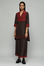 Block Printed Silk Coordinate Set