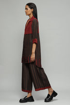 Block Printed Silk Coordinate Set