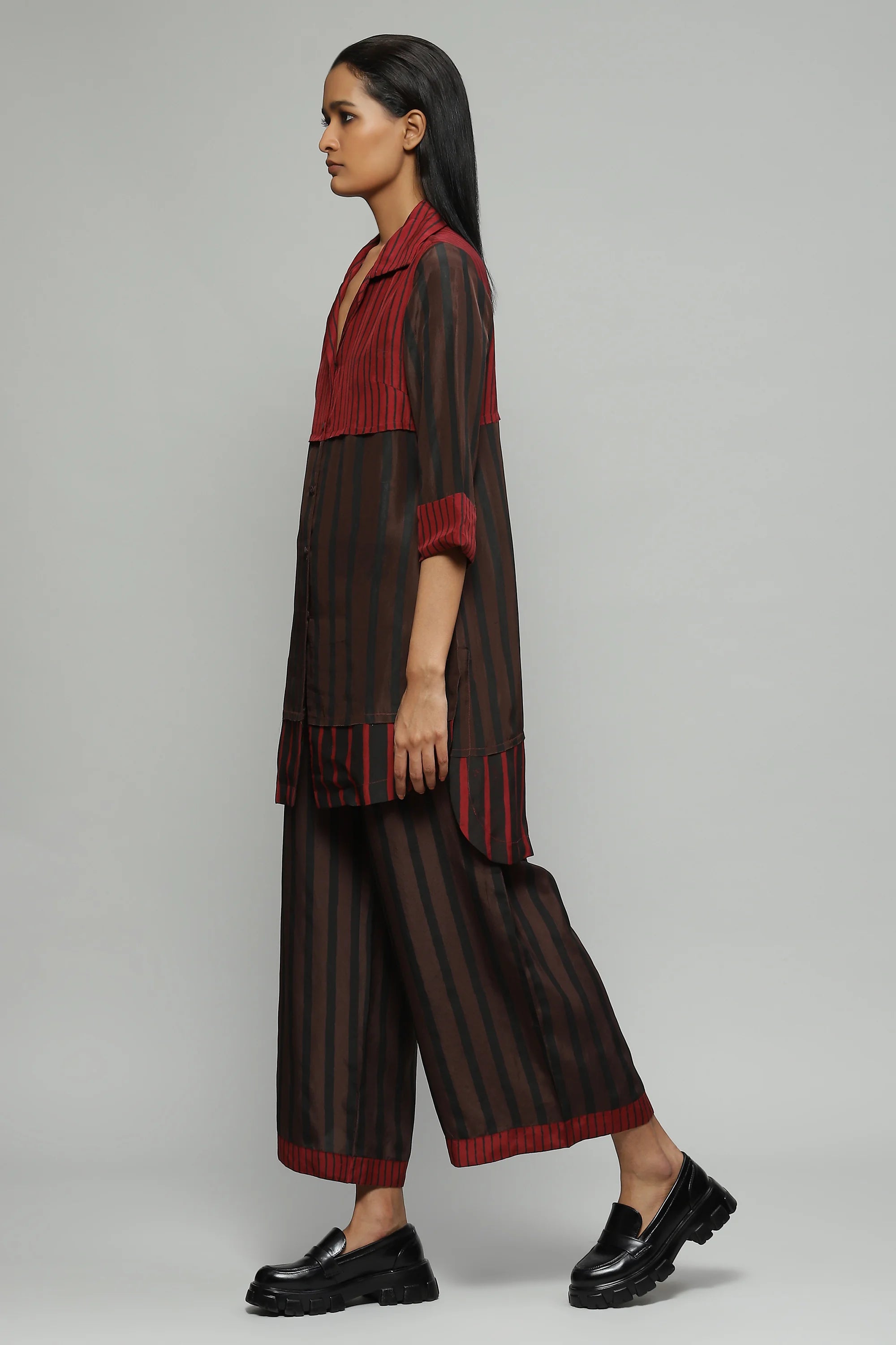 Block Printed Silk Coordinate Set