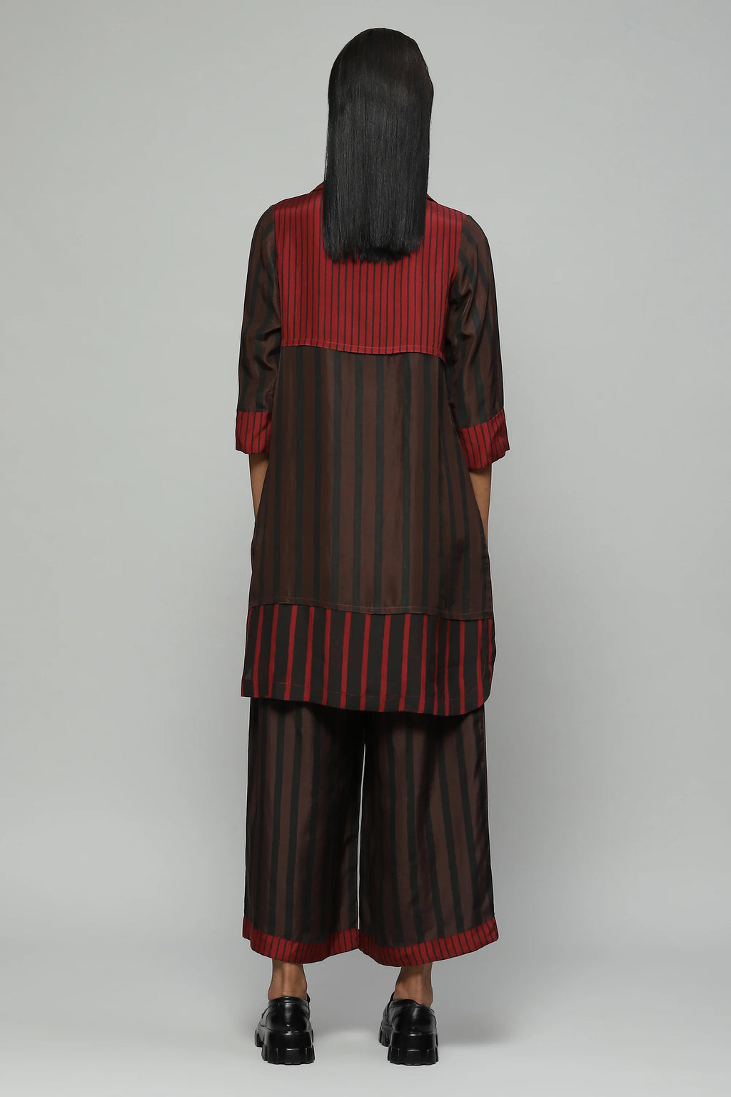Block Printed Silk Coordinate Set