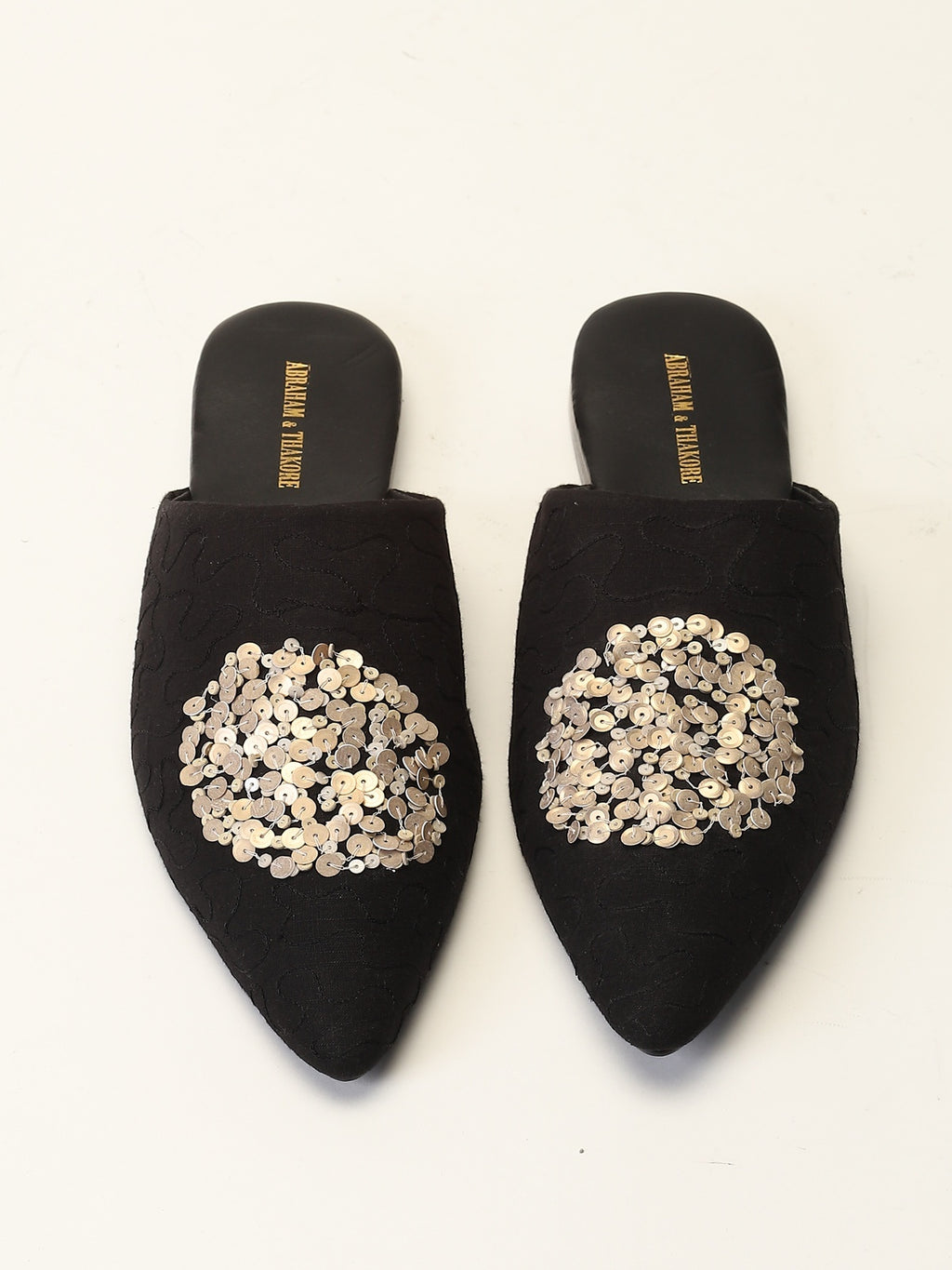Sequinned Dot Slipper