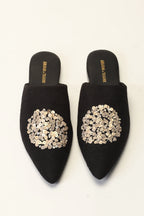 Sequinned Dot Slipper