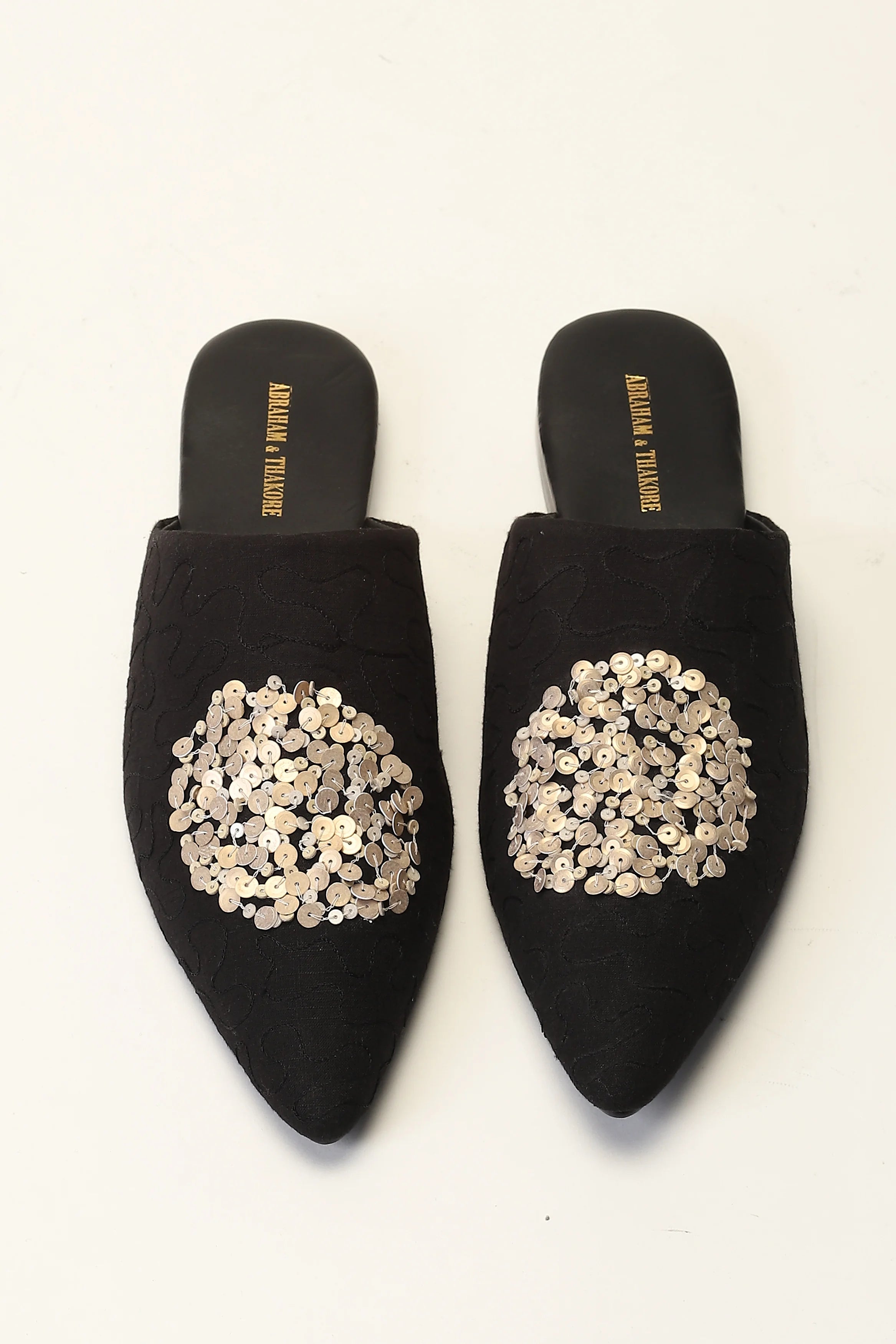 Sequinned Dot Slipper