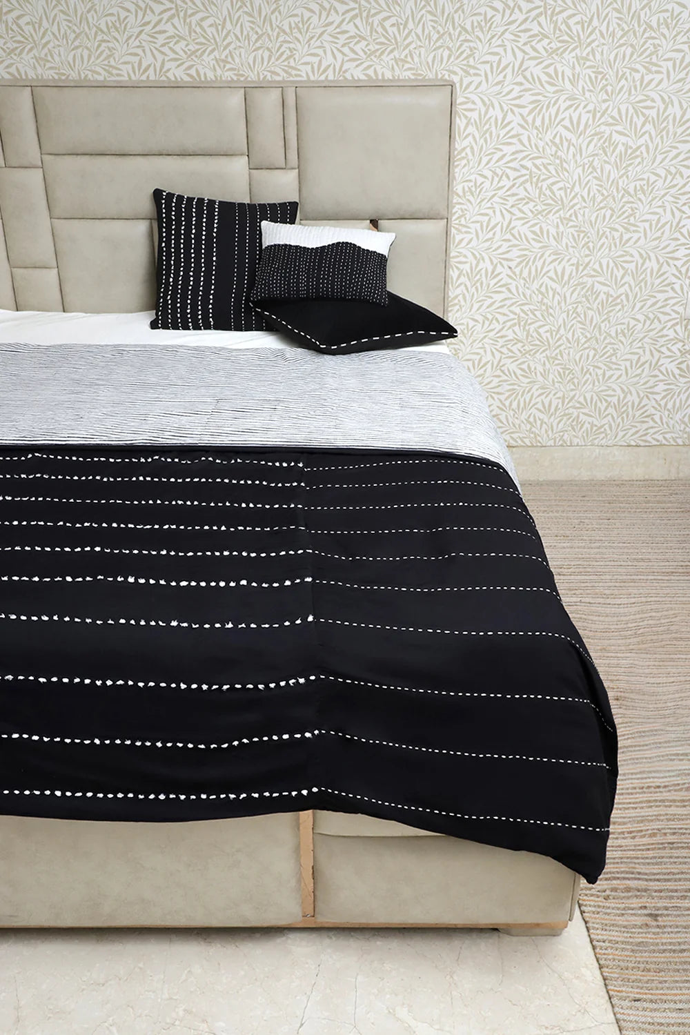 Kantha Stitch Bedcover
