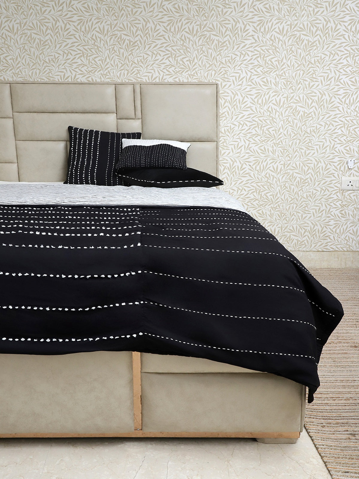 Kantha Stitch Bedcover