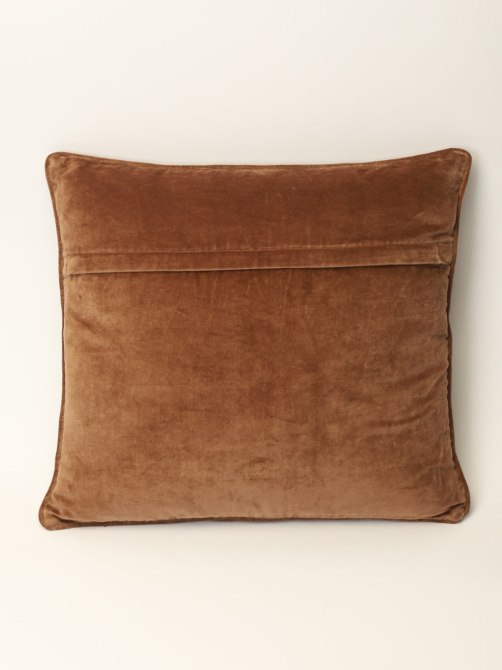 Tussar Silk Embroidered Stripe Cushion Cover