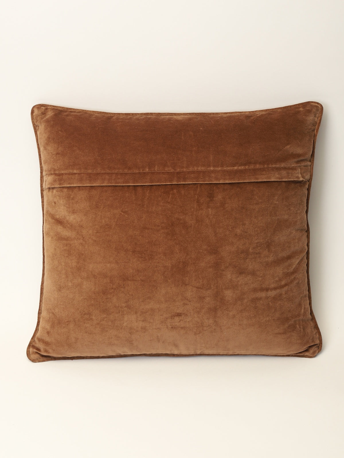 Tussar Silk Embroidered Stripe Cushion Cover