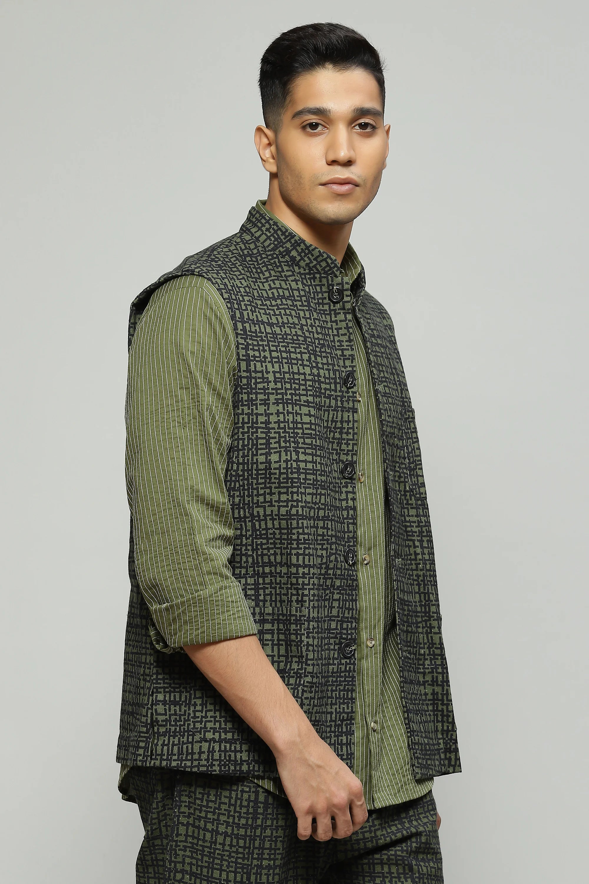 Tabby Print Bundi