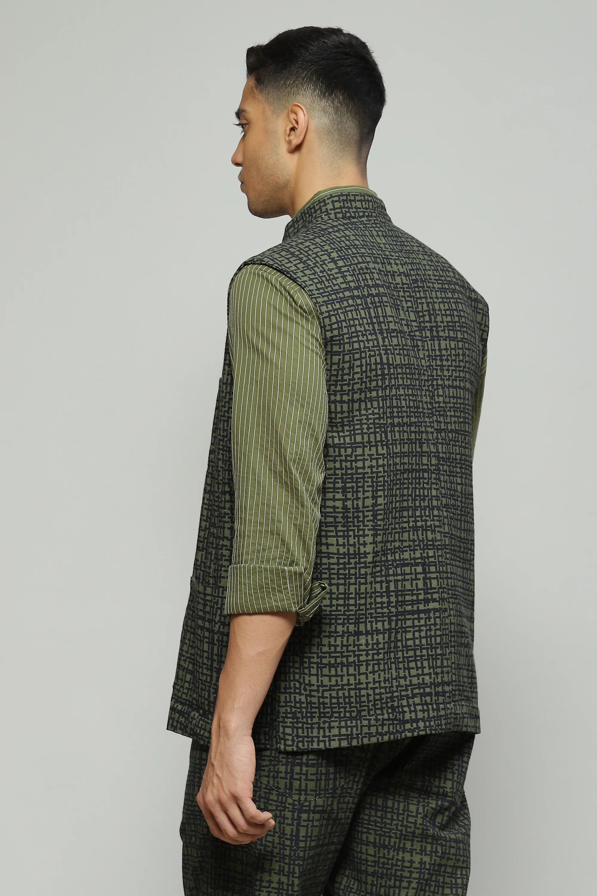 Tabby Print Bundi