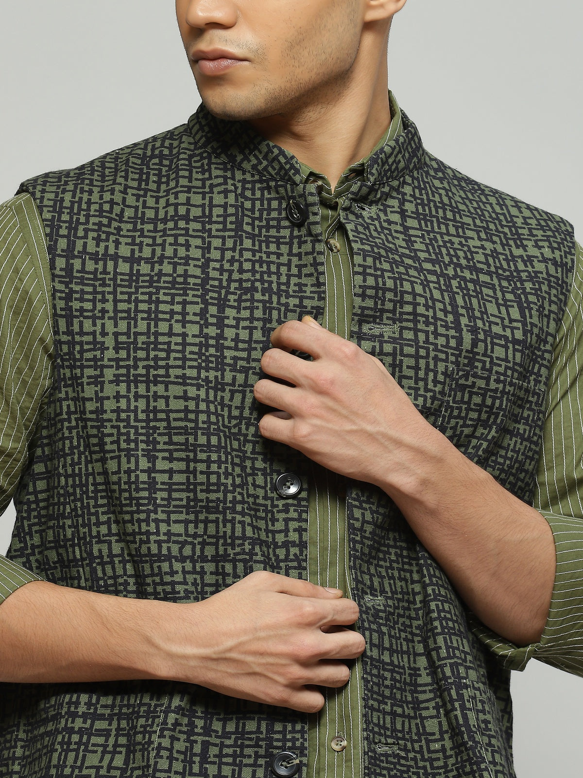 Tabby Print Bundi