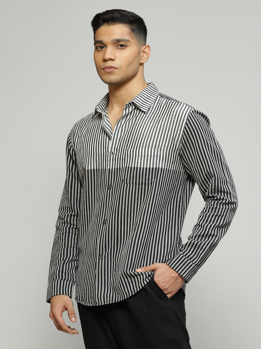 Handwoven Stripe Shirt