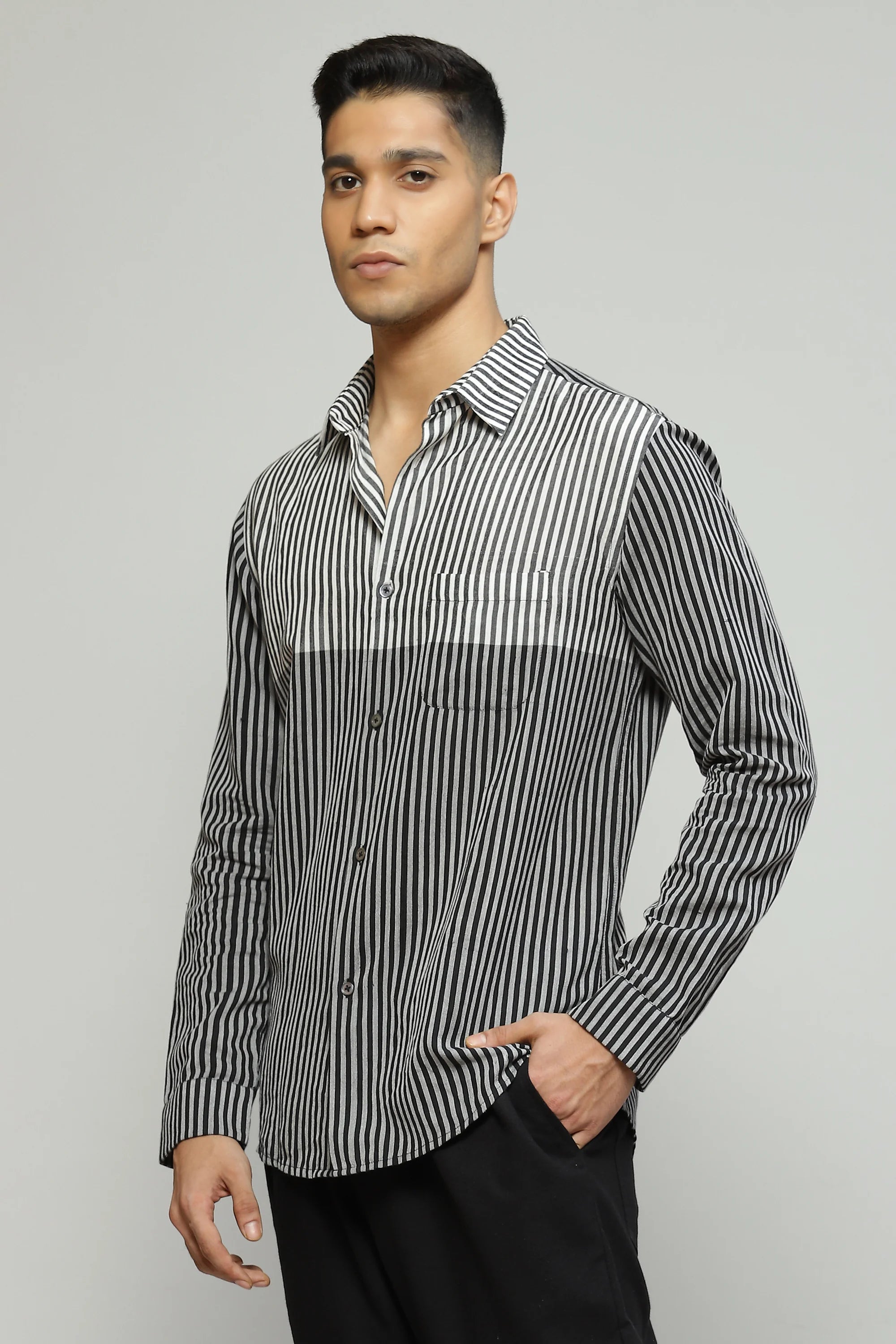 Handwoven Stripe Shirt