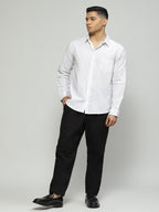 Trapunto Stitch Shirt White