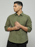 Trapunto Stitch Shirt Seagrass