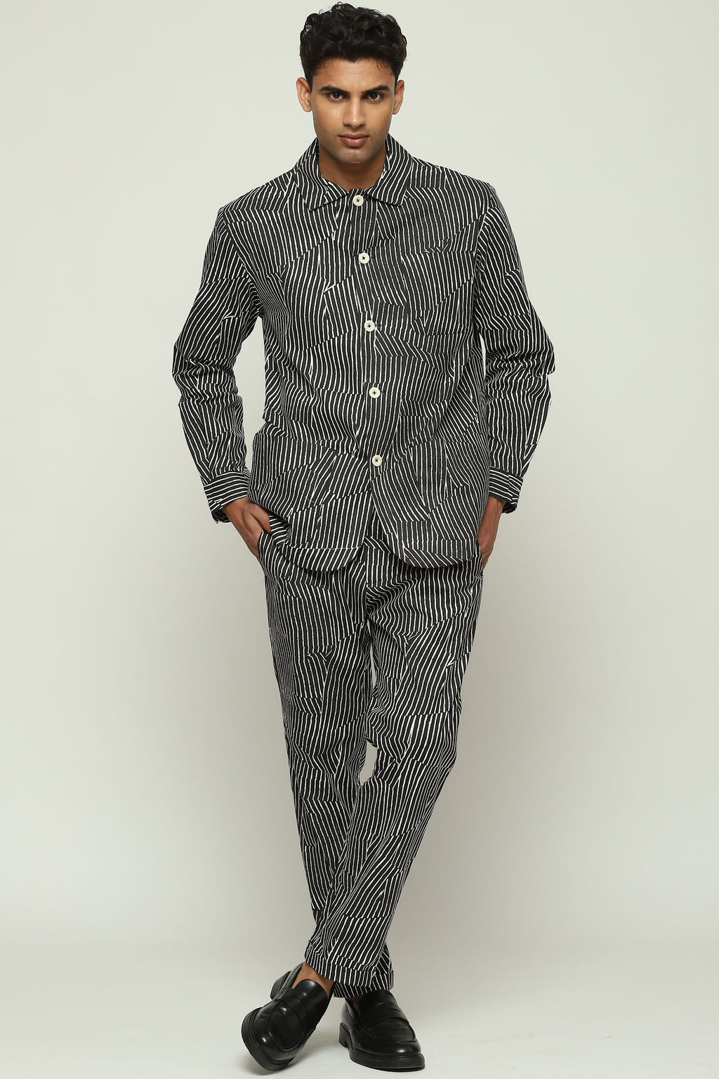 Broken Pinstripes Trouser