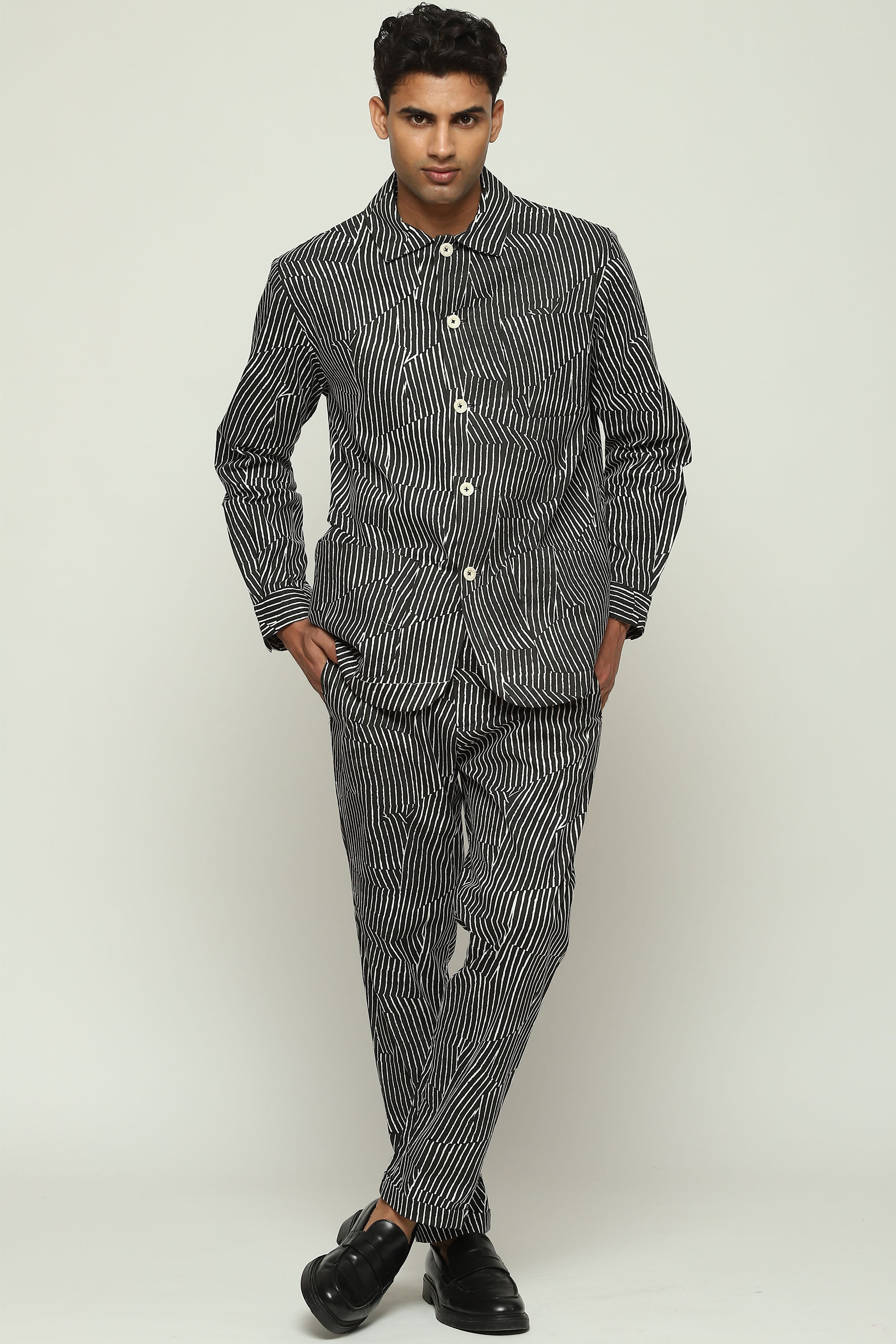 Broken Pinstripes Trouser