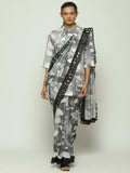 Fashion Show Watercolour Calligraphy Sari