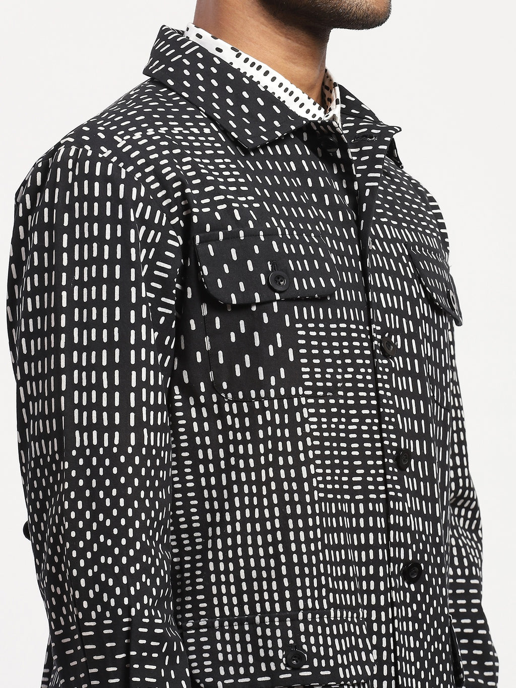 Kantha Print Jacket
