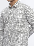 Hand - Drawn Check Shirt