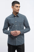 Hand - Drawn Check Shirt