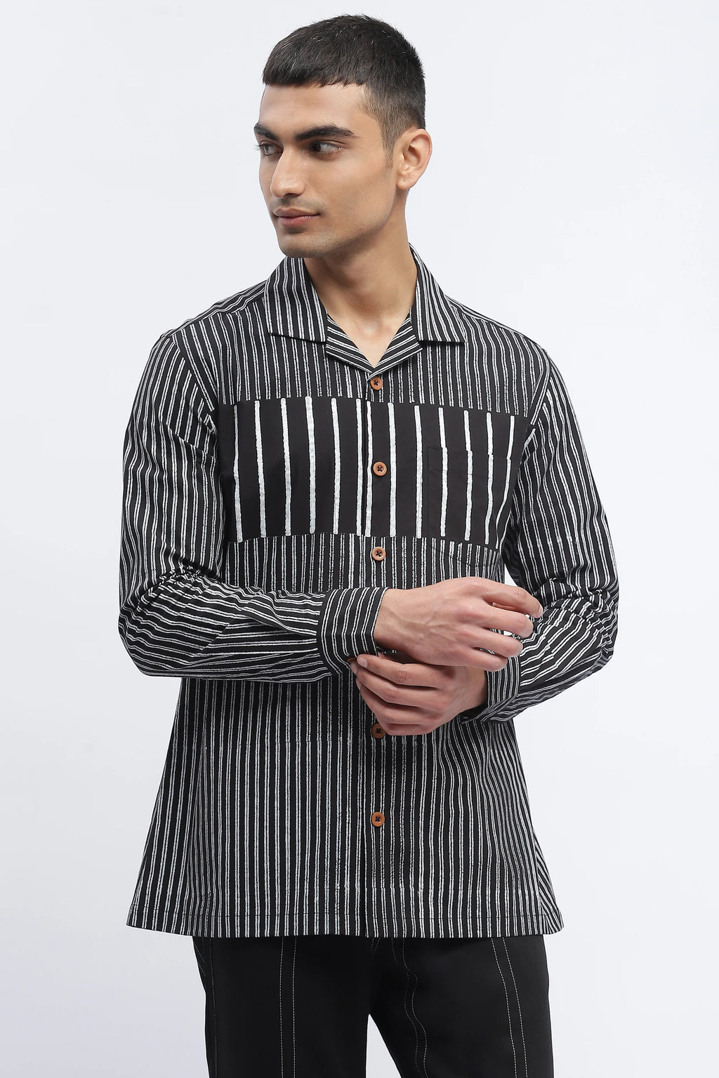 Engineered Blockprint Shirt