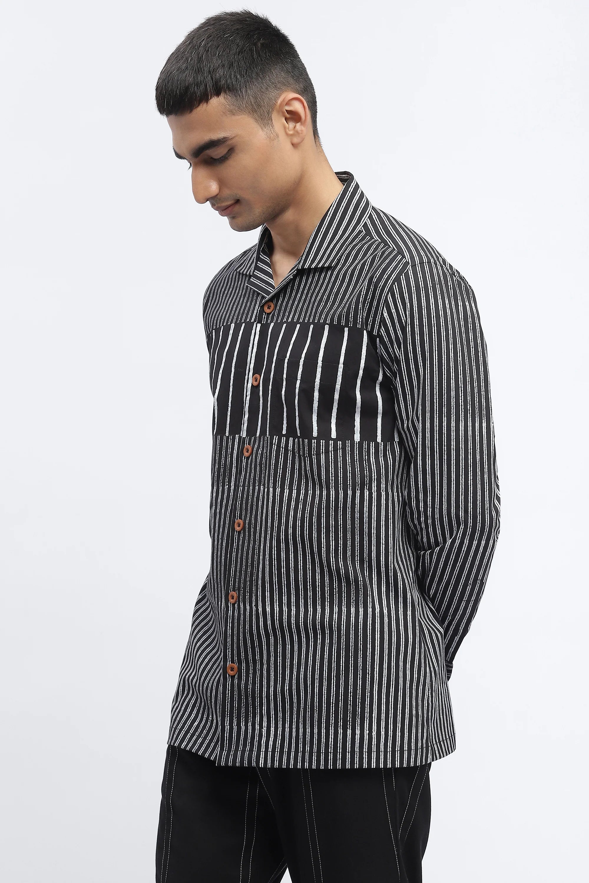 Engineered Blockprint Shirt