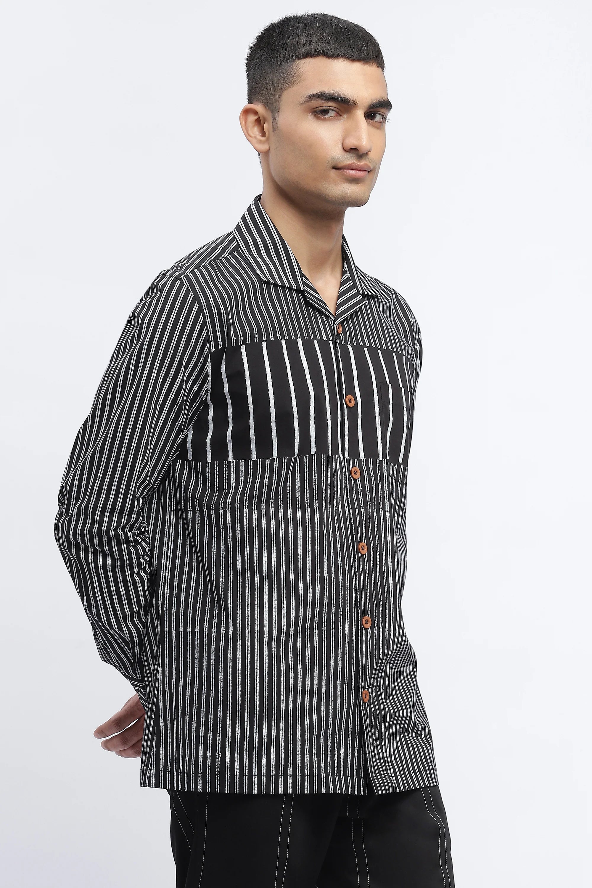 Engineered Blockprint Shirt