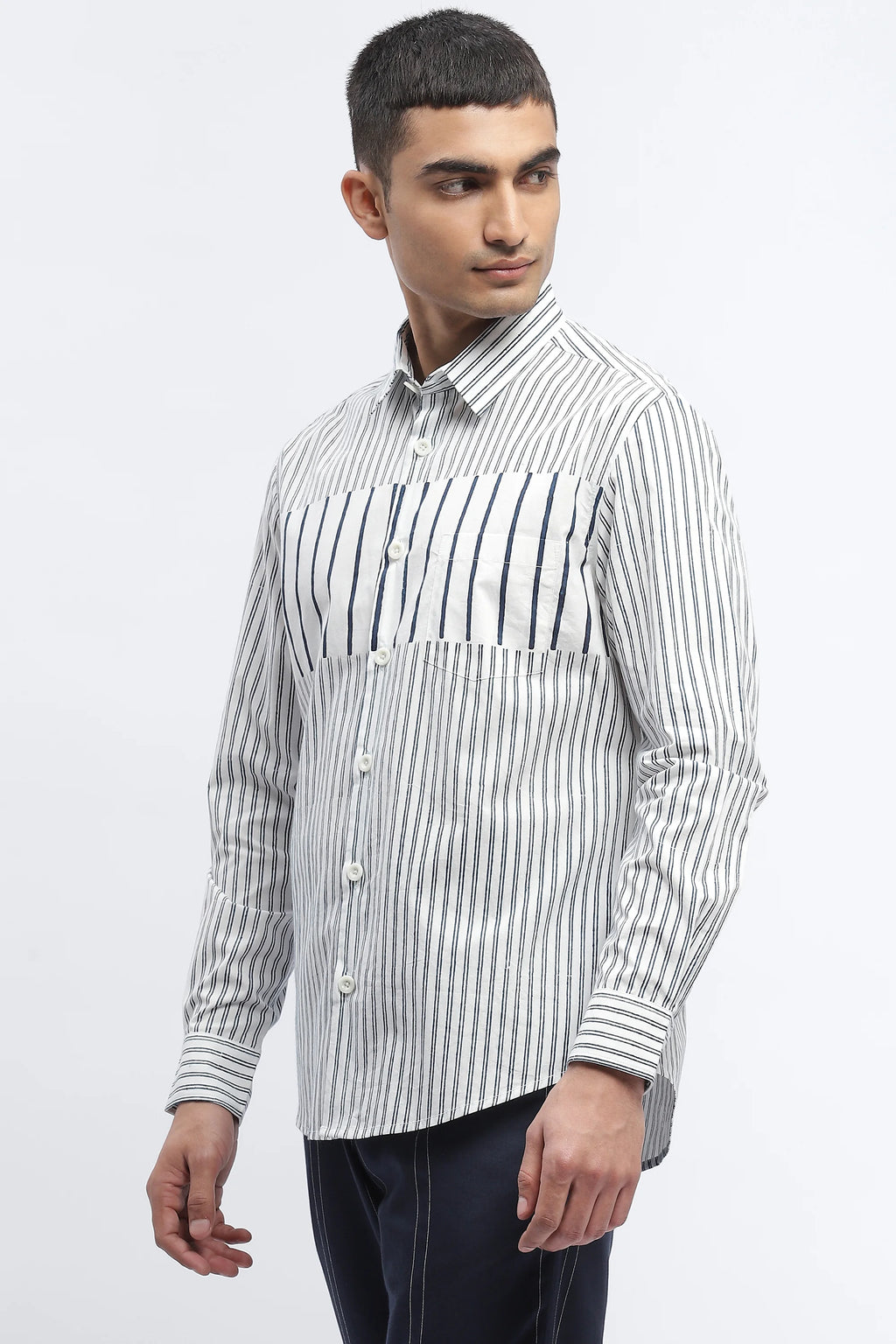 Engineered Blockprint Shirt